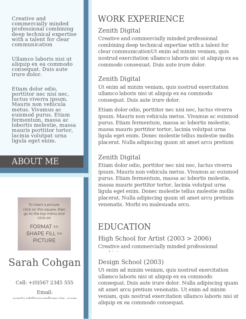 A Splash of Blue CV preview